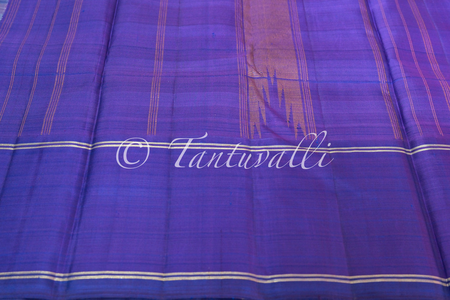 Blue Grey Stripes Bodi Korvai