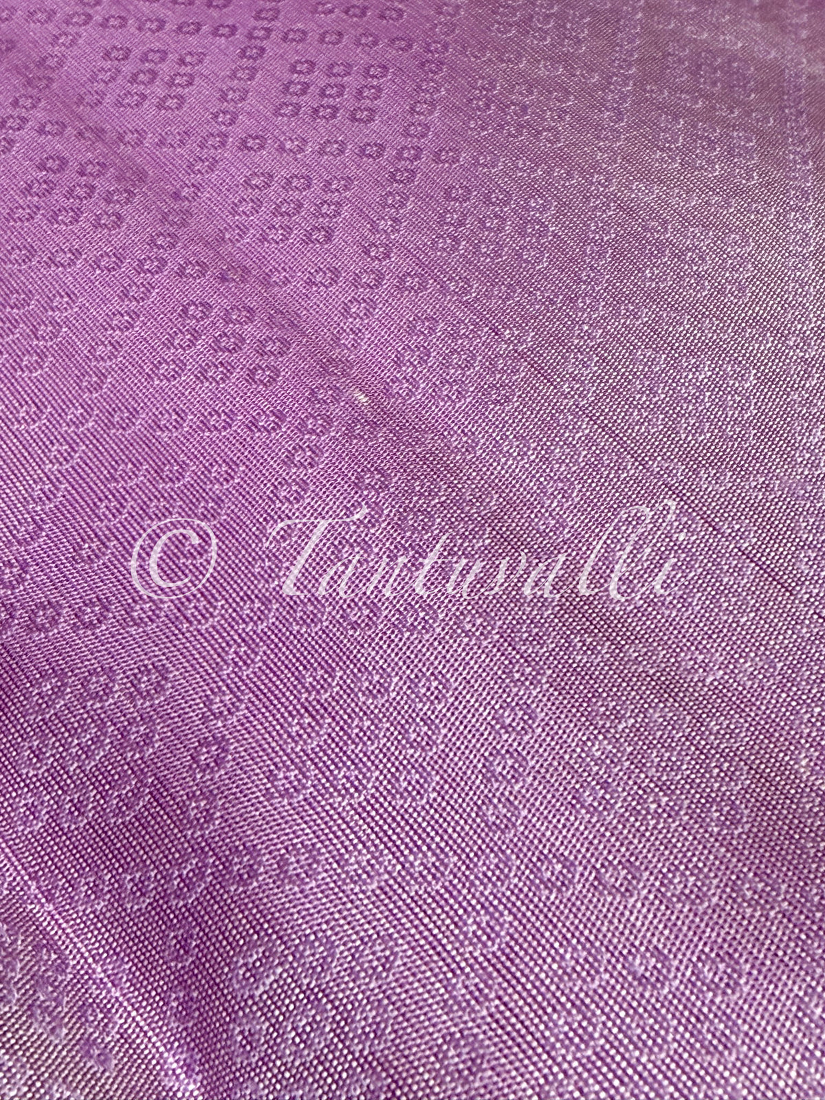 Lavender Fusion Bandhani Meenakari with Ivory Long Border Pure Zari