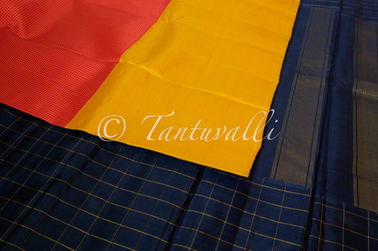Yellow Red Navy Blue Muppagam