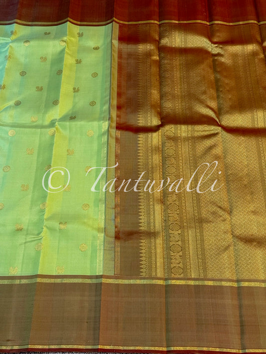 Pista Green and Maanthulir Bodi Korvai