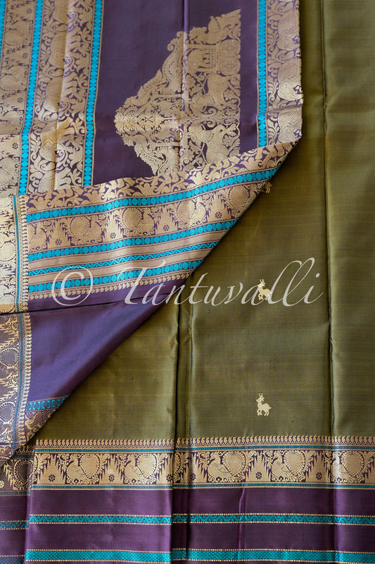 Olive Green Kalakshethra