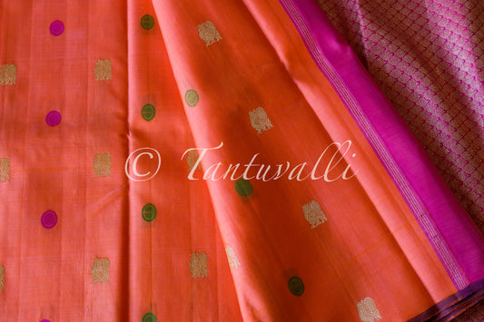 Kanakambaram Orange Borderless