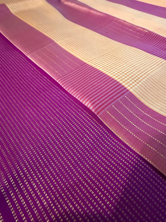 Pink Orange with checks - Borderless