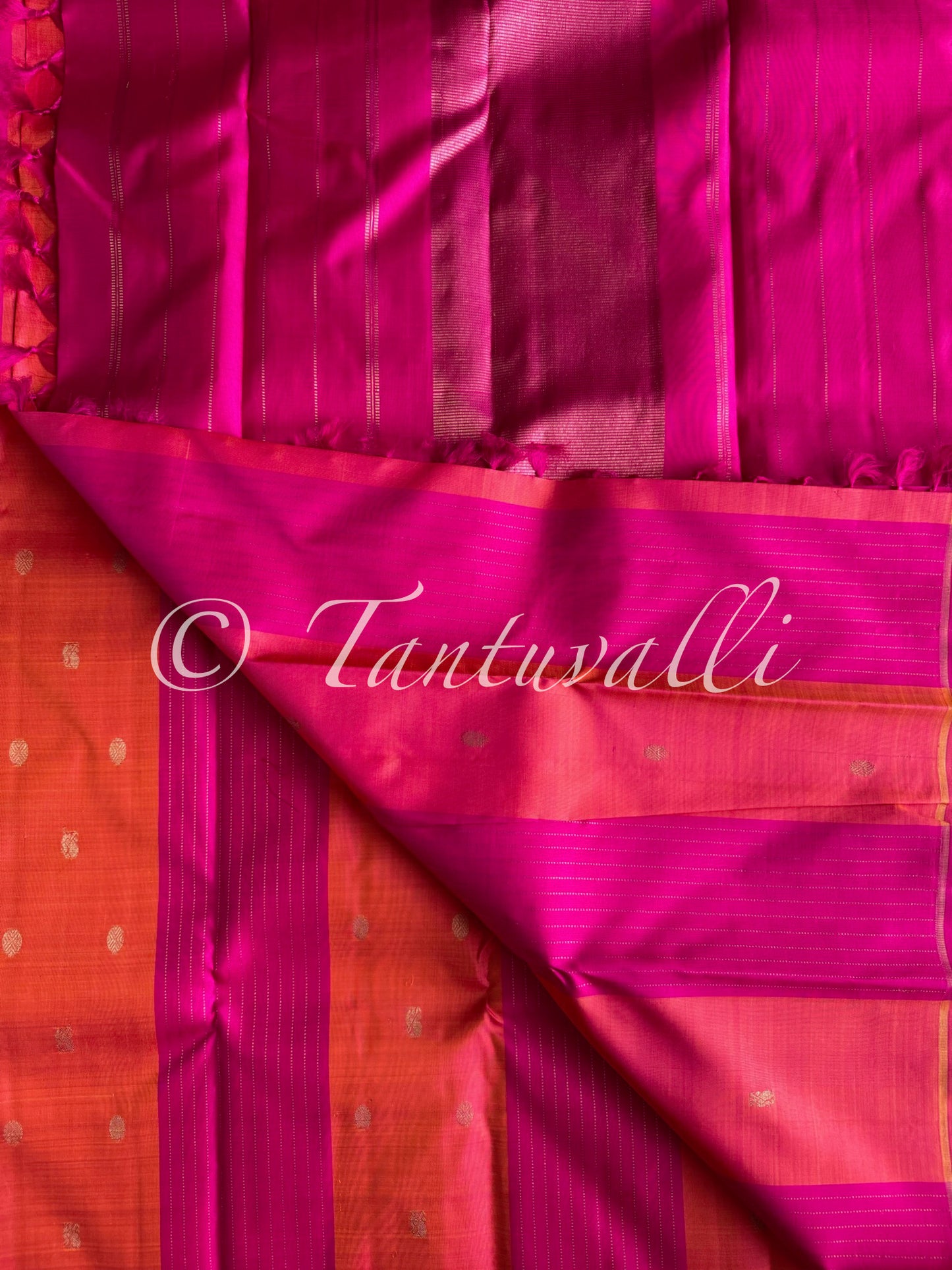 Vibrant Orange pink - Borderless