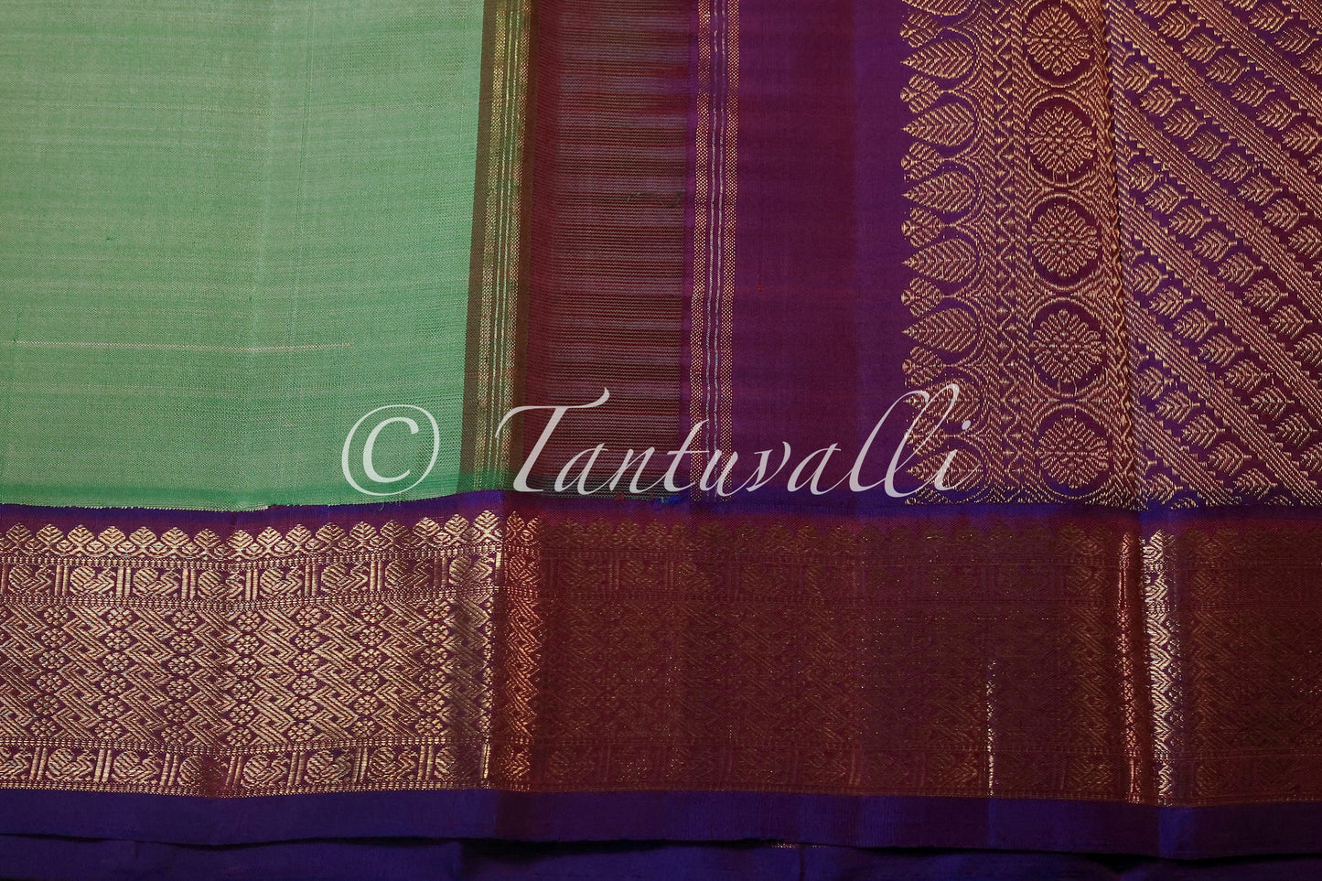 Rexona Green with Purple Korvai