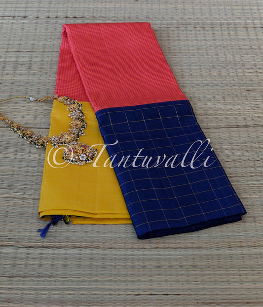 Yellow Red Navy Blue Muppagam
