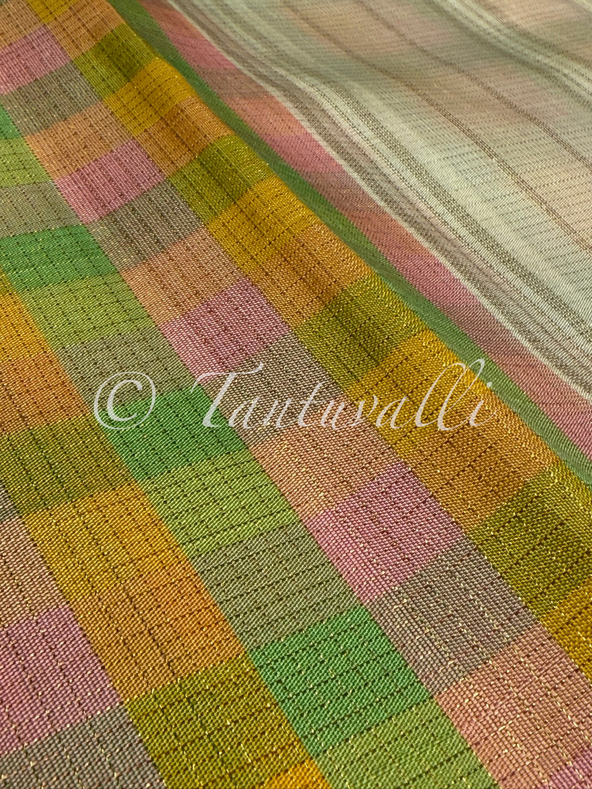 Multi Color Vaira Oosi Checks Borderless