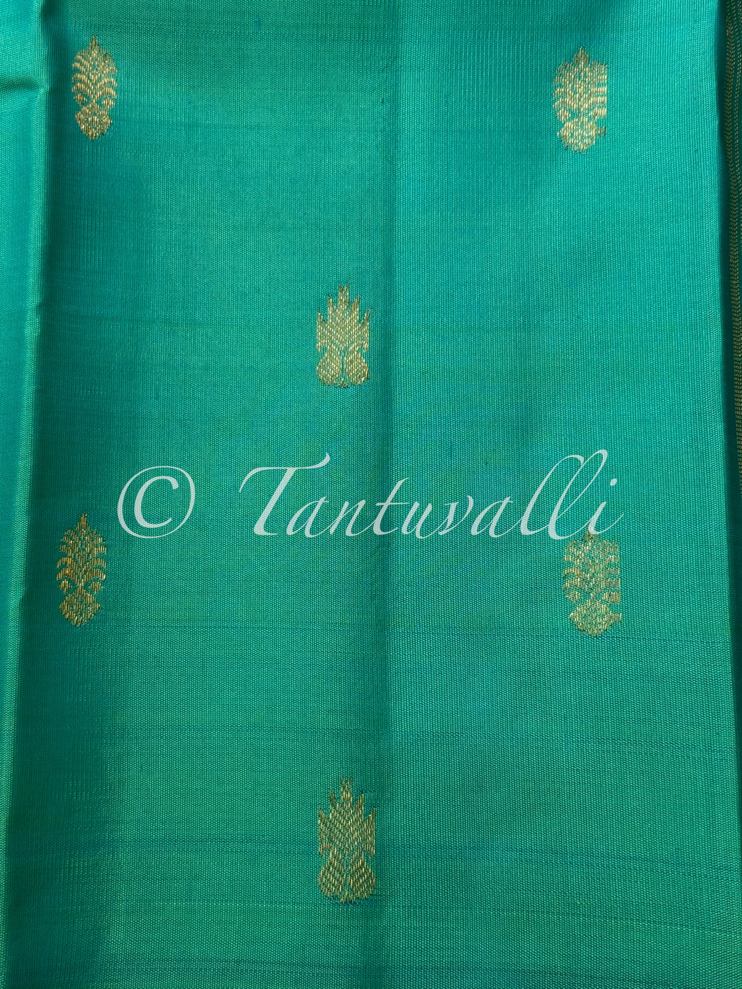 Ramar Blue with Bright Blue Small Border