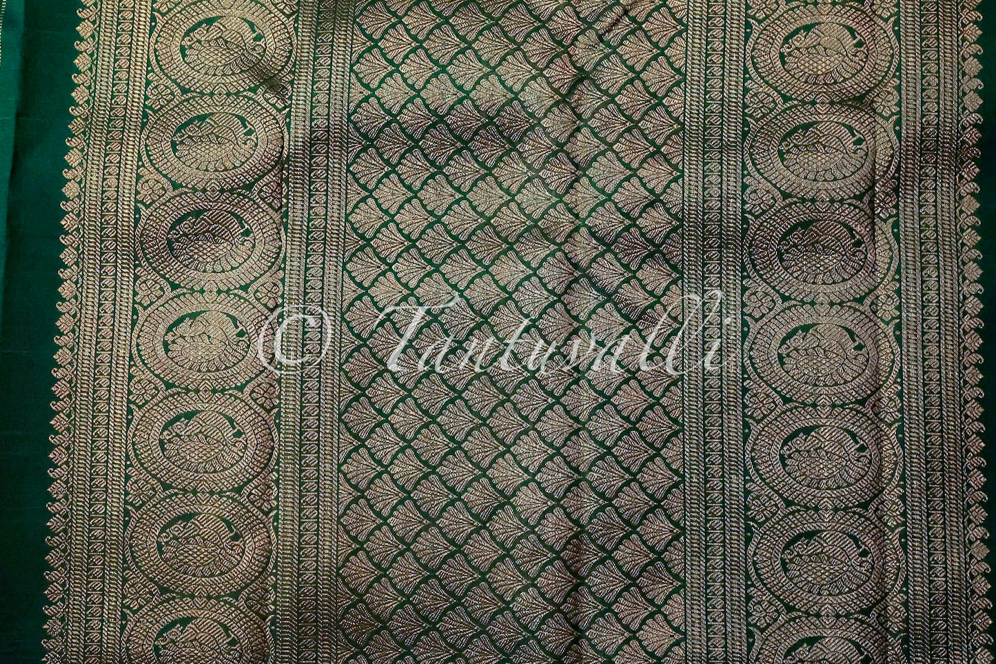 Mauve Pure Zari Kamadenu Borderless