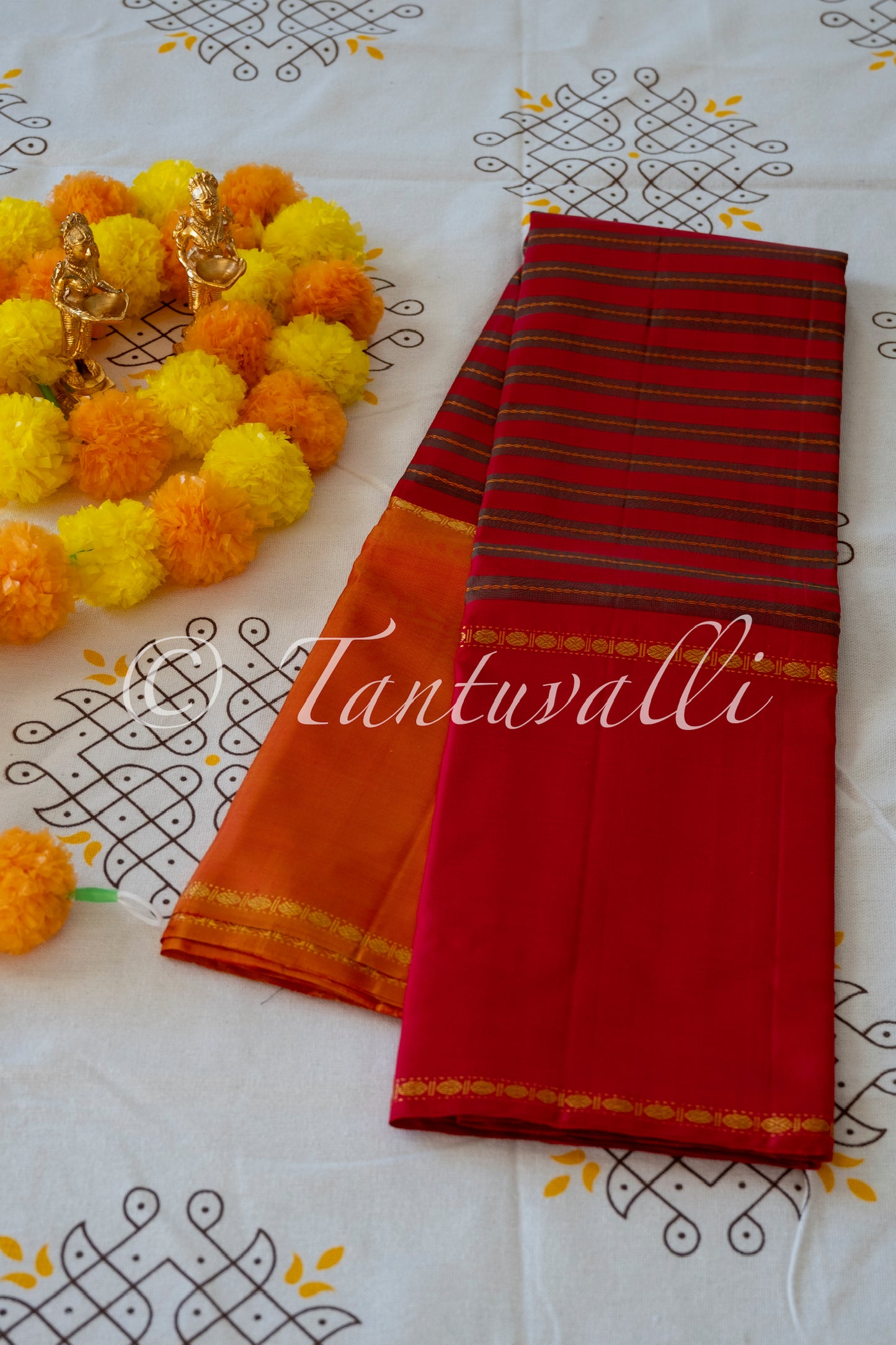 Red Orange Ganga Jamuna