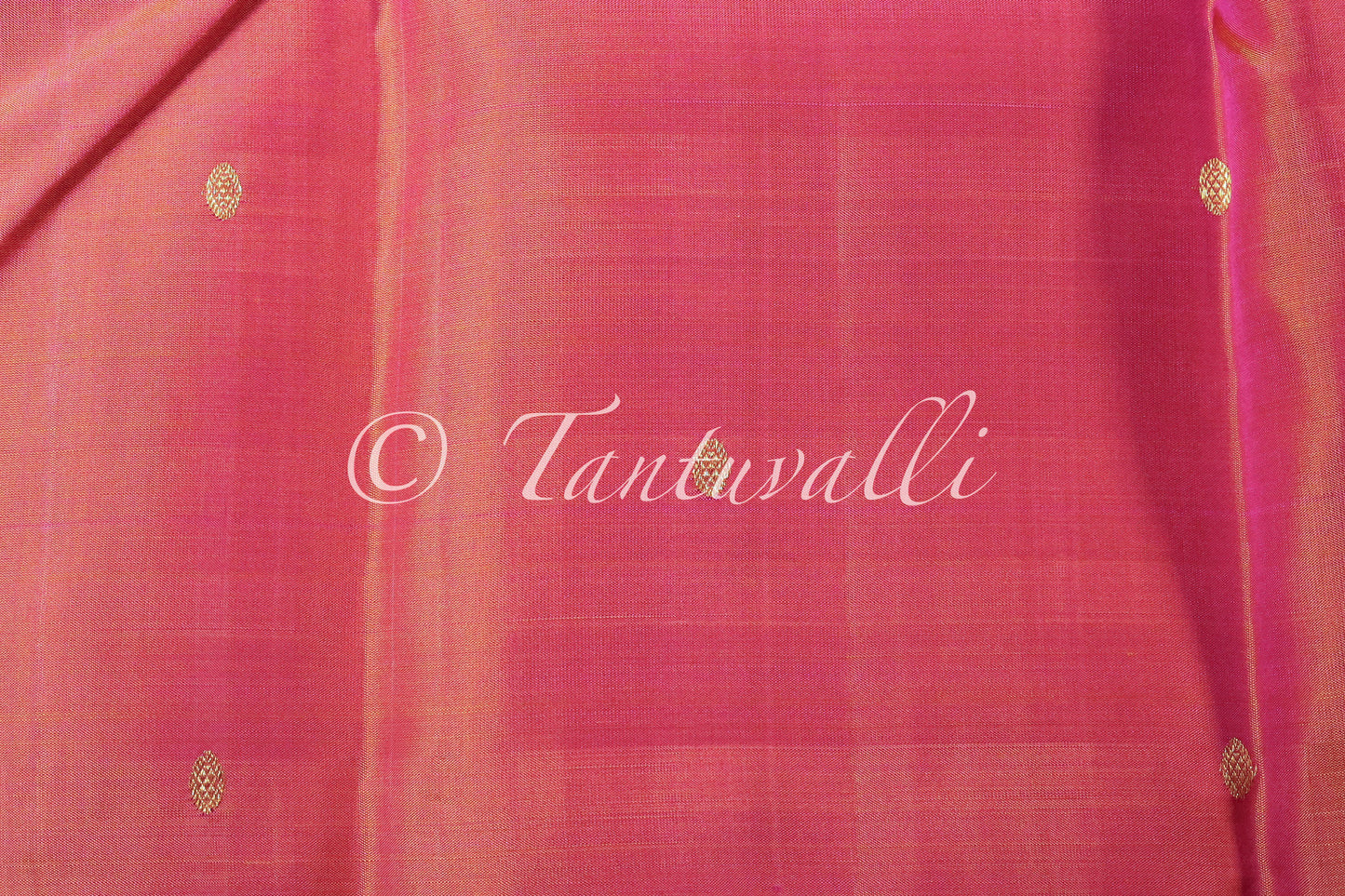 Dual Tone Orange with Magenta Small Korvai