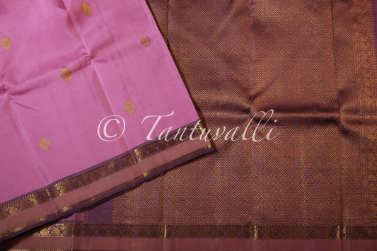 Cotton Candy Pink with Mauve Small Korvai