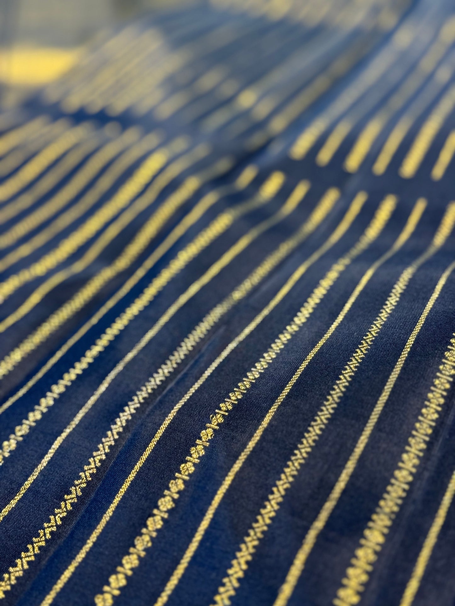 Lavender with Black Thazhampoo Korvai