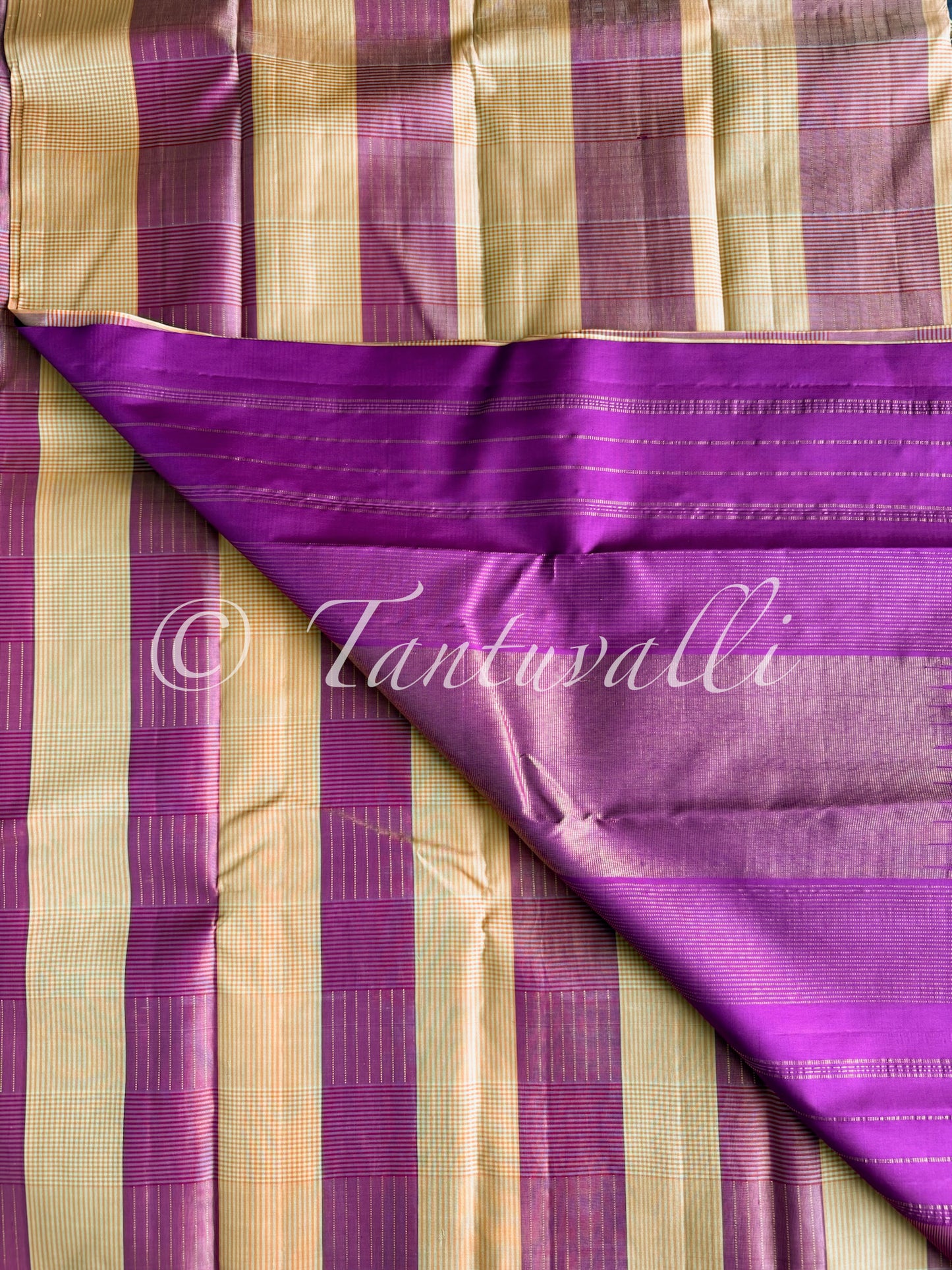 Pink Orange with checks - Borderless