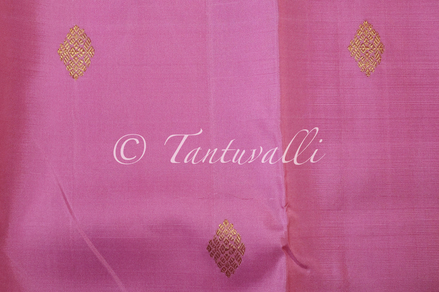 Cotton Candy Pink with Mauve Small Korvai