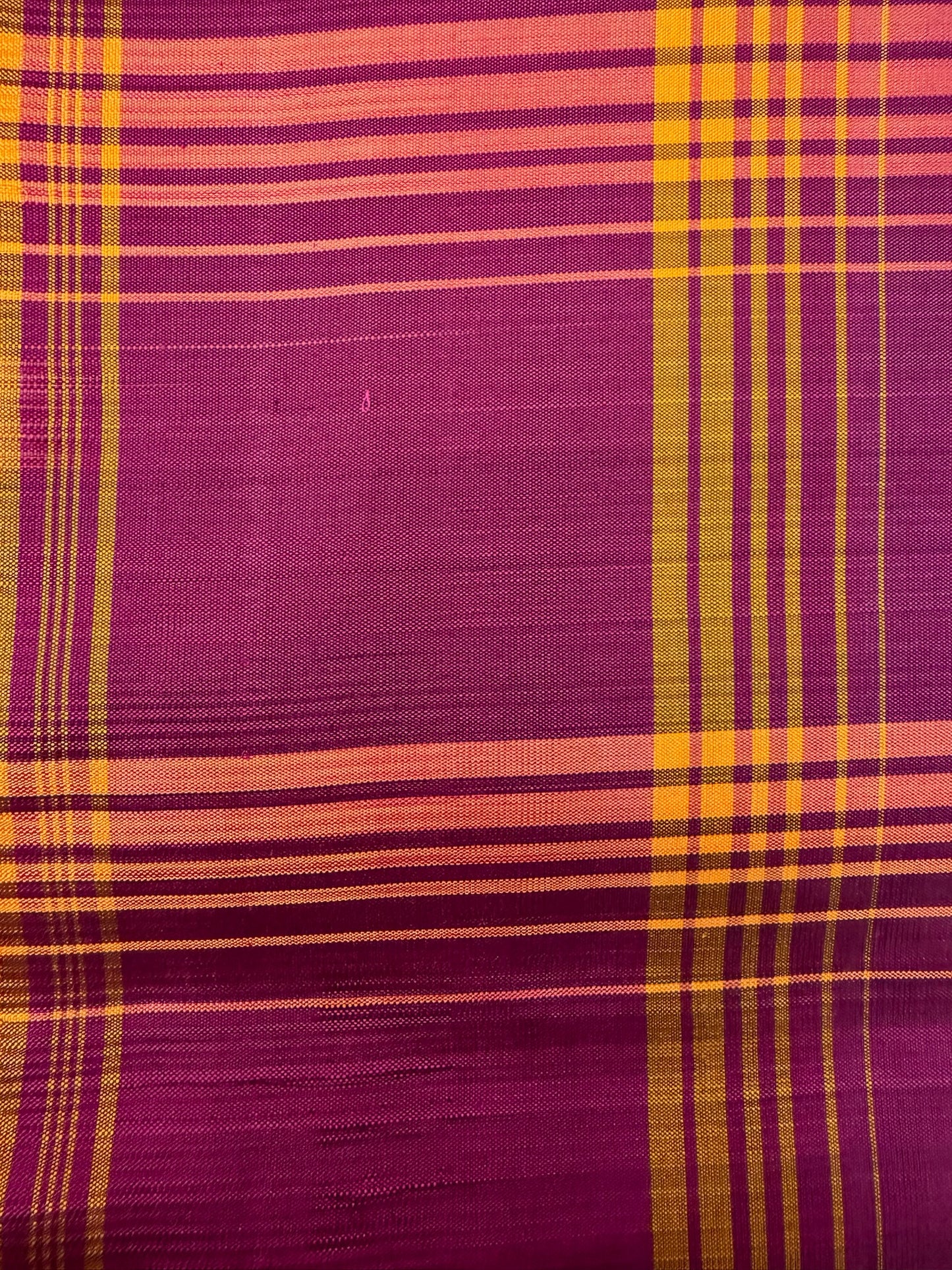 Purple with Mustard Korvai