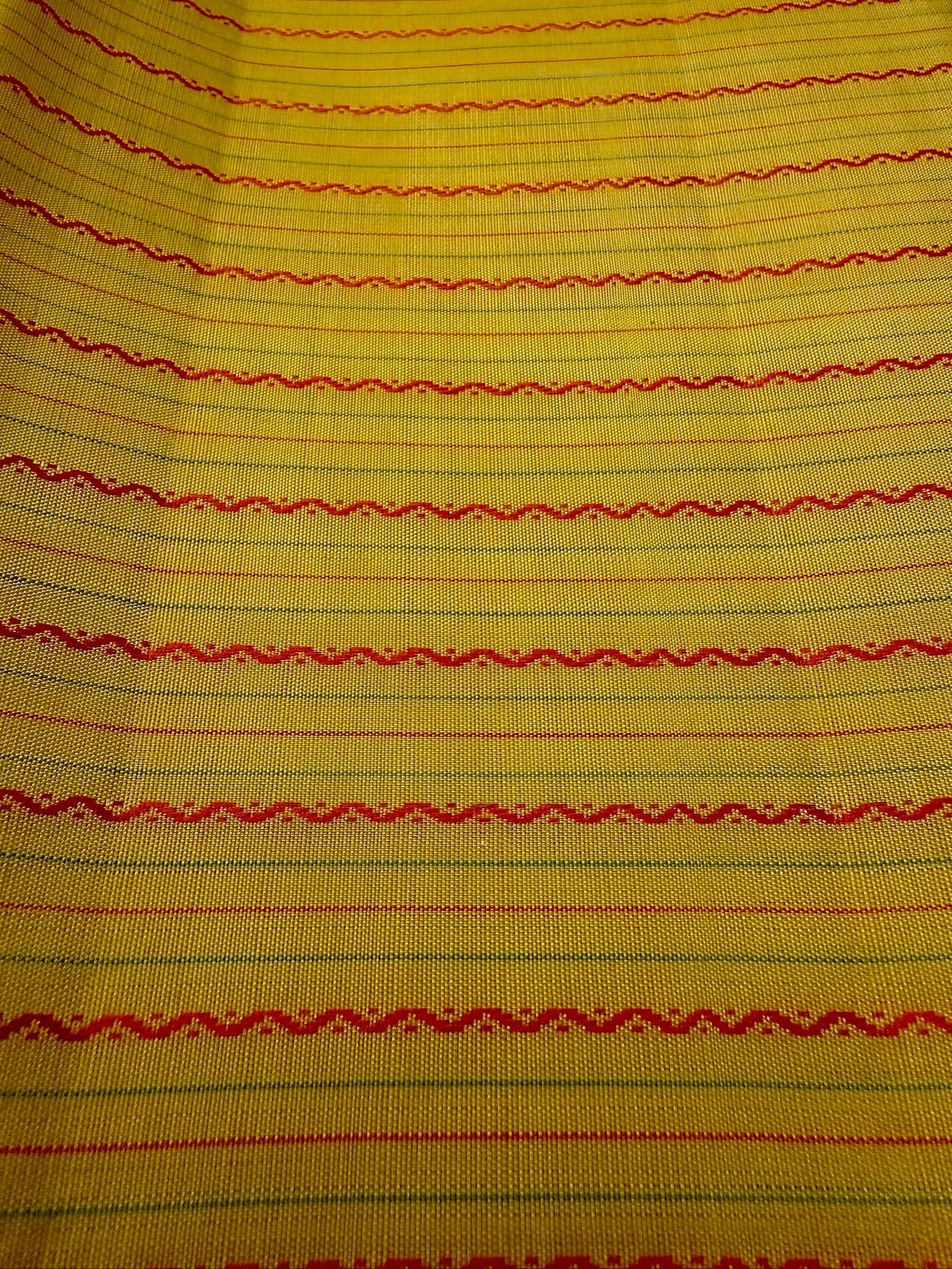 Yellow with Sneha green Zari