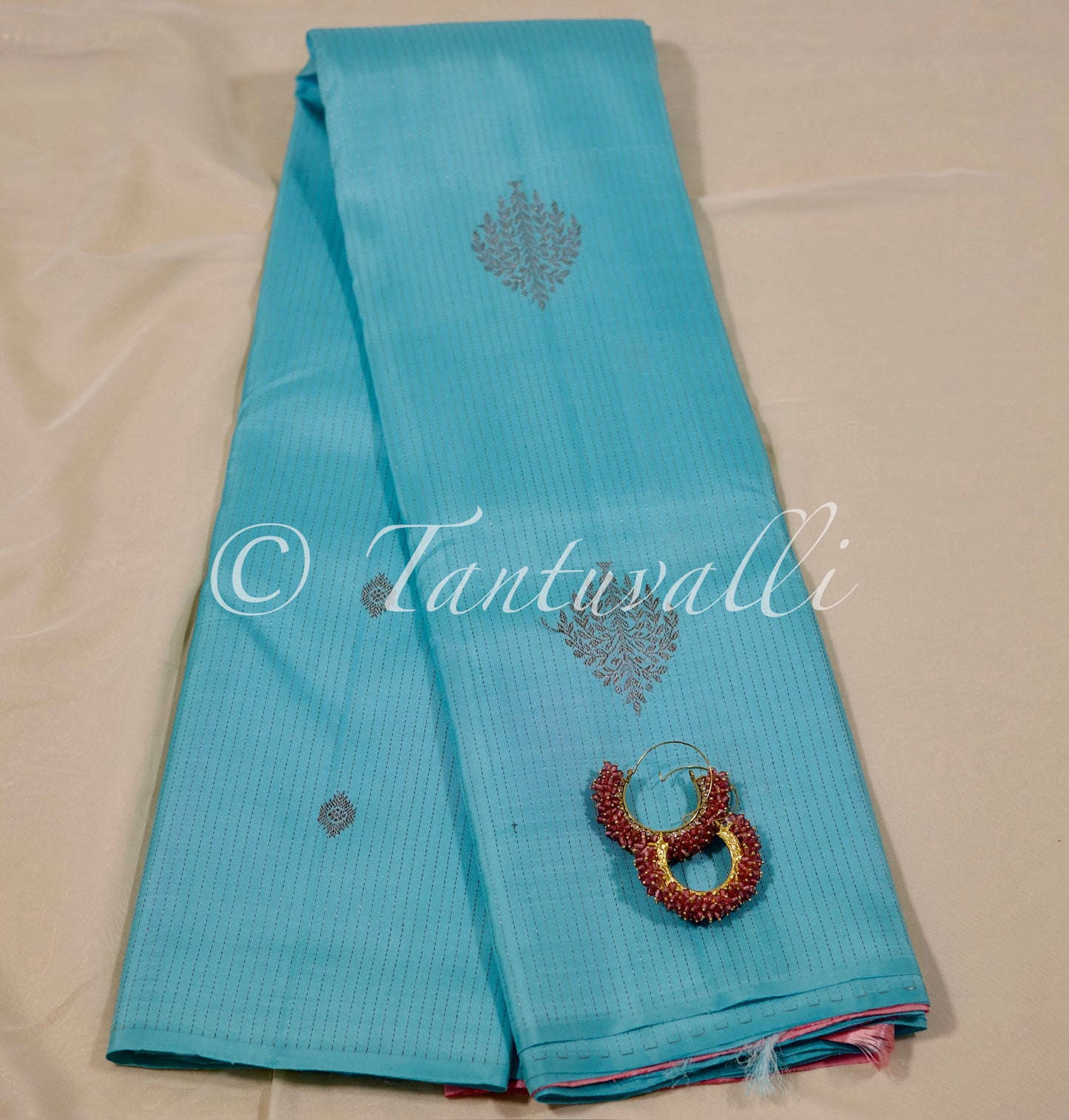 Baby blue with Baby pink - Borderless