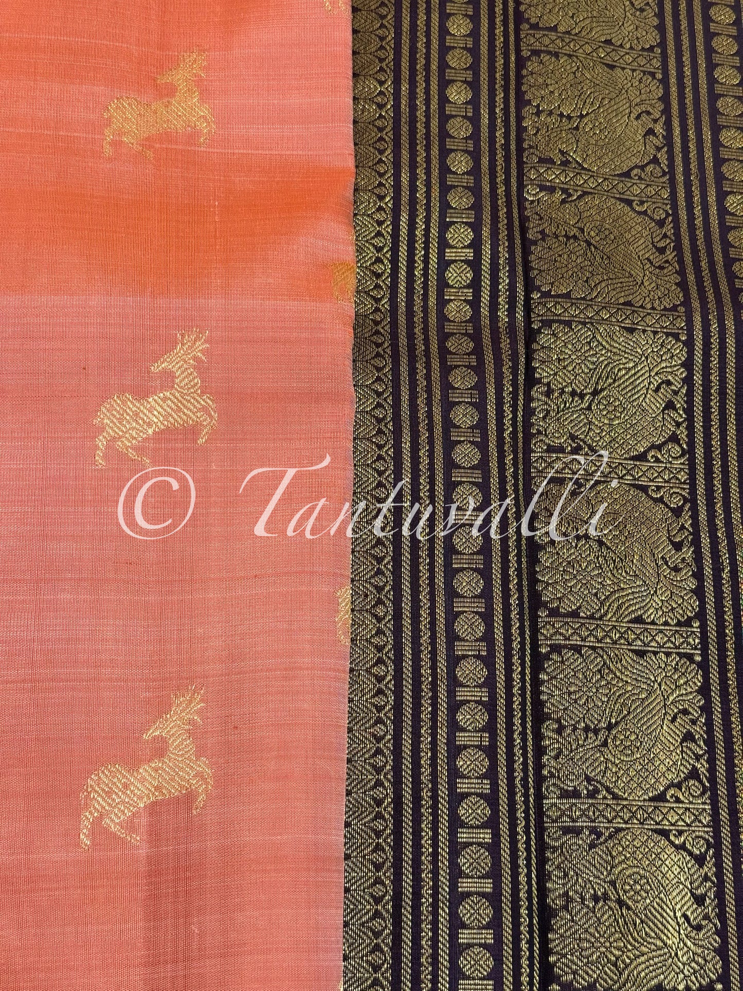 Rust Orange and Kanchana Brown