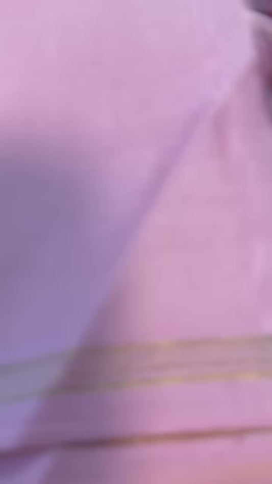 Pista green and mint with Lotus pink Korvai